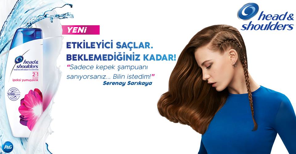 head and shoulders reklamı serenay sarıkaya